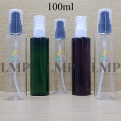 Chai PET vai ngang đầu xịt giọt 1 viền 100ml