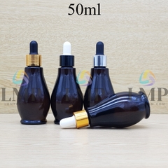 Chai đèn dầu nắp bóp khoen nhôm 50ml