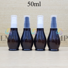 Chai đèn dầu đầu xịt giọt 2 viền 50ml