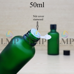 Chai tinh dầu phun mờ nắp vặn đen 50ml