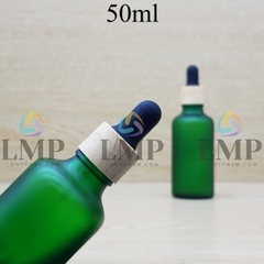 Chai tinh dầu phun mờ nắp bóp khoen vân gỗ 50ml