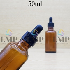 Chai tinh dầu nắp bóp khoen nhựa sọc 50ml