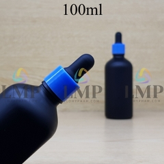 Chai tinh dầu phun mờ nắp bóp khoen nhựa trơn 100ml