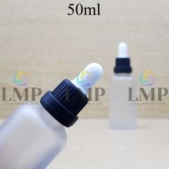 Chai tinh dầu phun mờ nắp bóp sọc dày 50ml