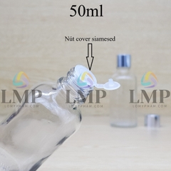 Chai tinh dầu nắp xi KO viền 50ml
