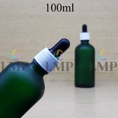 Chai tinh dầu phun mờ nắp bóp khoen nhựa sọc 100ml