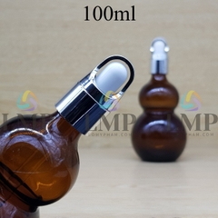 Chai hồ lô nắp bóp quai xách 100ml