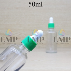 Chai tinh dầu nắp bóp khoen nhựa sọc 50ml