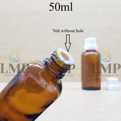 Chai tinh dầu nắp dày 50ml