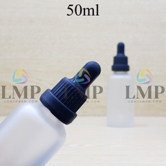 Chai tinh dầu phun mờ nắp bóp sọc dày 50ml