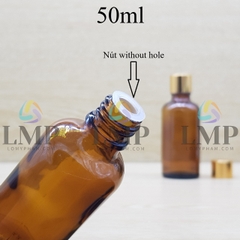Chai tinh dầu nắp xi KO viền 50ml