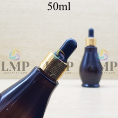 Chai đèn dầu nắp bóp khoen nhôm 50ml