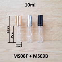 Chai tròn phun sương 2 viền 10ml