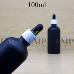 Chai tinh dầu phun mờ nắp bóp khoen nhựa trơn 100ml