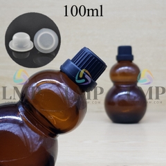 Chai hồ lô nắp dày 100ml