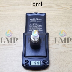 Chai thủy tinh vát đầu phun sương xi 1 viền 15ml