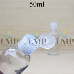 Chai tinh dầu nắp bật sọc 50ml