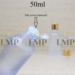 Chai tinh dầu phun mờ nắp xi KO viền 50ml