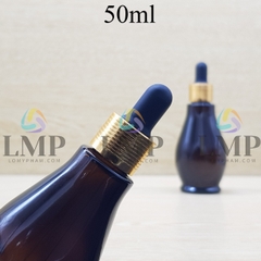 Chai đèn dầu nắp bóp khoen nhôm 50ml