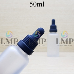Chai tinh dầu phun mờ nắp bóp sọc dày 50ml