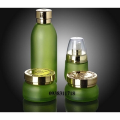 Hũ kem xanh lá nắp vàng 30g