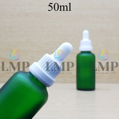 Chai tinh dầu phun mờ nắp bóp sọc dày 50ml