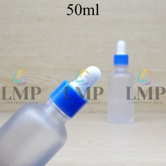 Chai tinh dầu phun mờ nắp bóp khoen nhựa trơn 50ml