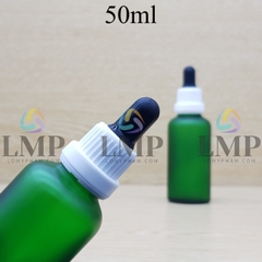 Chai tinh dầu phun mờ nắp bóp sọc dày 50ml