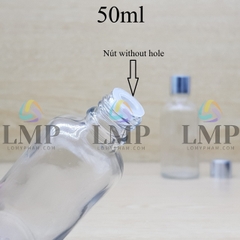 Chai tinh dầu nắp xi KO viền 50ml