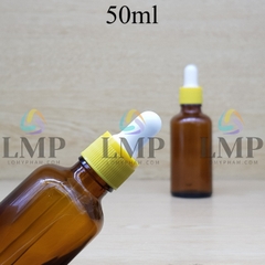 Chai tinh dầu nắp bóp khoen nhựa sọc 50ml