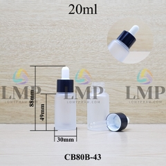 Chai thủy tinh nắp bóp khoen nhôm