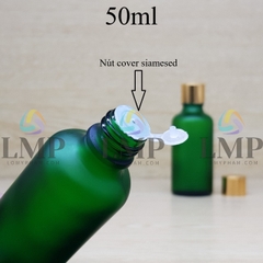 Chai tinh dầu phun mờ nắp xi KO viền 50ml