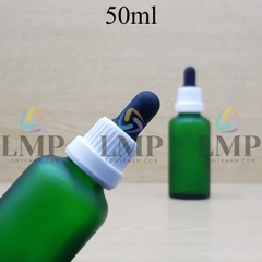 Chai tinh dầu phun mờ nắp bóp sọc dày 50ml