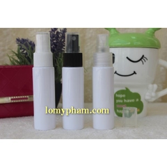 Chai trắng đục vai ngang nắp phun sương 30ml