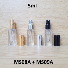 Chai vuông phun sương KO viền 5ml