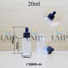 Chai thủy tinh nắp bóp khoen nhôm