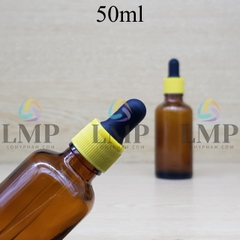 Chai tinh dầu nắp bóp khoen nhựa sọc 50ml