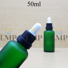 Chai tinh dầu phun mờ nắp bóp sọc dày 50ml