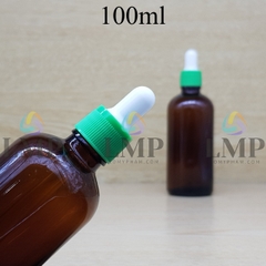 Chai tinh dầu nắp bóp khoen nhựa sọc 100ml