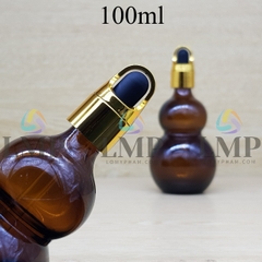 Chai hồ lô nắp bóp quai xách 100ml