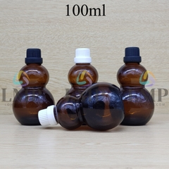 Chai hồ lô nắp dày 100ml