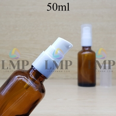 Chai tinh dầu đầu xịt giọt có 2 viền 50ml