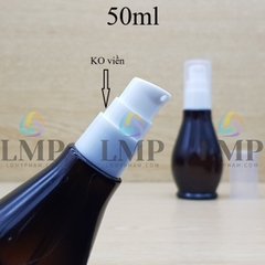 Chai đèn dầu đầu xịt giọt KO viền 50ml