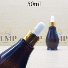 Chai đèn dầu nắp bóp khoen nhôm 50ml