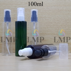 Chai PET vai ngang đầu xịt giọt 1 viền 100ml