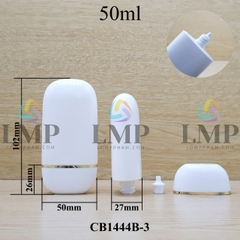 Tuýp kem chống nắng oval 30ml 50ml