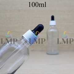 Chai tinh dầu nắp bóp khoen nhựa sọc 100ml