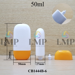 Tuýp kem chống nắng oval 30ml 50ml