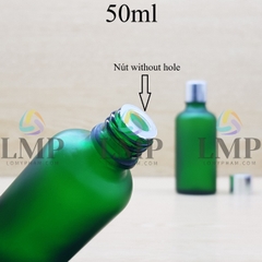 Chai tinh dầu phun mờ nắp xi KO viền 50ml