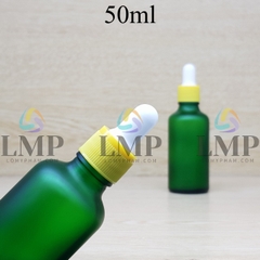 Chai tinh dầu phun mờ nắp bóp khoen nhựa sọc 50ml